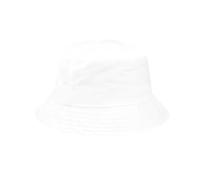 Textiluna Solid Cotton Washed Denim Bucket Hats Unisex Bob Folding Fisherman Wide Brim Caps Hip Hop(White)