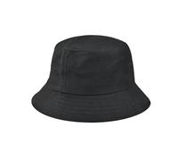 Textiluna Solid Cotton Washed Denim Bucket Hats Unisex Bob Folding Fisherman Wide Brim Caps Hip Hop(Black)