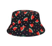 Textiluna Sombrero de Pescador con Estampado de Moda de Hip Hop for Hombre y Mujer, Gorra de Playa Unisex, Sombrero panamá for Verano(White)