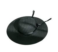 Textiluna Sombrero de Playa Flexible, Regalo for Futura Novia, Despedida de Soltera, de Miel, Sombrero for el Sol, Sombreros for Damas de Honor(Black,Kids)