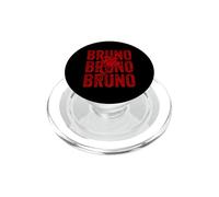 Texto Bruno Envejecido con gráfico Floral PopSockets PopGrip para MagSafe