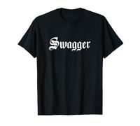 Texto de caligrafía Swagger Funny Old School Type Graphic Camiseta gráfica económica