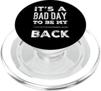Texto de Humor Divertido Amante del Gimnasio Divertido Bad Day To Be My Back PopSockets PopGrip para MagSafe