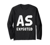 Texto de Humor Divertido Divertido para la Gente Citas Divertidas como se esperaba Manga Larga