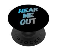 Texto de Humor Divertido Divertido para la Gente Citas Divertidas Escúchame PopSockets PopGrip Adhesivo