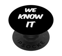Texto de Humor Divertido Divertido para la Gente Citas Divertidas Lo conocemos PopSockets PopGrip Adhesivo