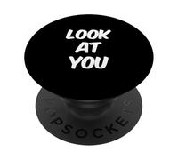 Texto de Humor Divertido Divertido para la Gente Citas Divertidas Te Miran PopSockets PopGrip Adhesivo
