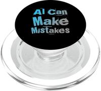 Texto de Humor Divertido Divertido para la Gente Divertido AI Puede cometer Errores PopSockets PopGrip para MagSafe