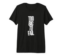 Texto de Humor Divertido Divertido para la Gente Divertido Demasiado Grande para fallar Camiseta Premium