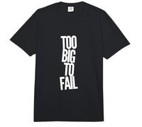 Texto de Humor Divertido Divertido para la Gente Divertido Demasiado Grande para fallar Comfort Colors Adult Heavyweight T-Shirt