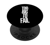Texto de Humor Divertido Divertido para la Gente Divertido Demasiado Grande para fallar PopSockets PopGrip Adhesivo