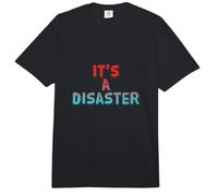 Texto de Humor Divertido Divertido para la Gente Divertido Es un Desastre Comfort Colors Adult Heavyweight T-Shirt
