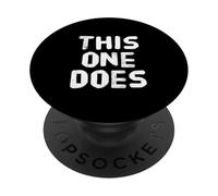 Texto de Humor Divertido Divertido para la Gente Divertido Este lo Hace PopSockets PopGrip Adhesivo