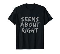 Texto de Humor Divertido Divertido para la Gente Divertido Parece Correcto Camiseta