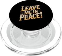Texto de Humor Divertido Divertido para la Gente Gracioso Déjame en Paz PopSockets PopGrip para MagSafe