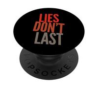 Texto de Humor Divertido Divertido para la Gente Las mentiras Divertidas no Duran PopSockets PopGrip Adhesivo