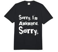 Texto de Humor Divertido Divertido para la Gente Lo Siento, Soy incómodo, lo Siento Comfort Colors Adult Heavyweight T-Shirt