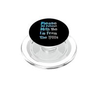 Texto de Humor Divertido Gente Divertida Diversión por Favor, sé Paciente Conmigo PopSockets PopGrip para MagSafe