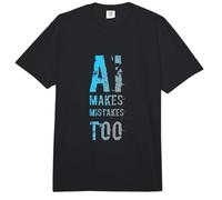 Texto de Humor Divertido Gente Divertida La IA Divertida también comete Errores Comfort Colors Adult Heavyweight T-Shirt