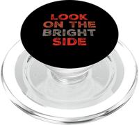 Texto de Humor Divertido Gente Divertida Mirada Divertida en el Lado Positivo PopSockets PopGrip para MagSafe