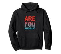 Texto de Humor Divertido Gente Divertida Pregunta Divertida ¿Eres Serio Sudadera con Capucha