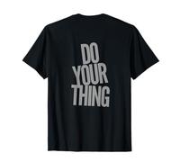 Texto de Humor retroimpreso Divertido para la Gente Divertido Haz lo tuyo Camiseta
