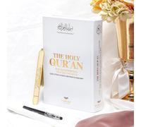 Texto del Corán sombreado con trazado completo y marcapáginas, libro ideal para escribir y aprender texto del Corán, papel de calco para escribir, Corán, regalo perfecto para Ramadán, Eid, Umrah para