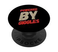 Texto Divertido de Risas Divertido para la Gente Divertido impulsado por risitas PopSockets PopGrip Adhesivo