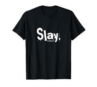 Texto divertido de una palabra para mujeres y niñas con actitud matar Camiseta