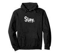 Texto divertido de una palabra para mujeres y niñas con actitud matar Sudadera con Capucha