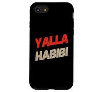 Texto Divertido Yalla Habibi Significa Let's Go My Love Arabic Habibi Carcasa para iPhone SE (2020) / 7/8