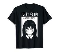 Texto japonés antisocial, Aesthetic Vaporwave Anime Gift Camiseta