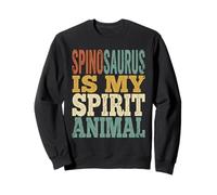 Texto Retro de Spinosaurus Is My Spirit Animal Sudadera