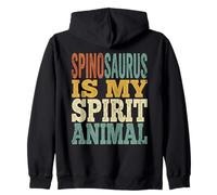 Texto Retro de Spinosaurus Is My Spirit Animal Sudadera con Capucha