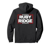 Texto Simple Ruby Ridge: Marcador de Historia Americana Sudadera con Capucha