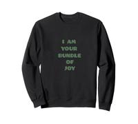Texto Verde Divertido con Texto en inglés I Am Your Bundle of Joy Sudadera