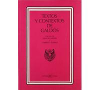 Texto y contexto de Galdós .: Actas del Simposio Centenario de Fortunata y Jacinta (OBRAS EN DISTRIBUCION)