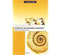 Textos de los grandes filósofos. Edad contemporánea (fuera de colección)