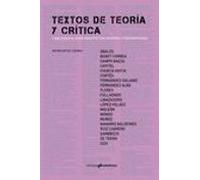 Textos De Teoria Y Critica Y Bibliografia Sobre Arquitectura Moderna Y