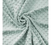 Textrend, Felpa de microfibra, Tejido Minky por metros, Tejido por metros en varios colores, Tejidos 1 x 1,60 m, Tejido por metros, patchwork (Luz de salvia)