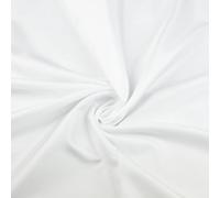Textrend, Tejido de forro de un metro, 100% acetato, Tejido decorativo versátil y resistente a las arrugas, Tejido para confección, Tejido 1x1,4 m, Tejido para costura (Blanco)