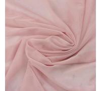 Textrend, tejido de tul, confección y decoración, tejido de costura, tul por metros, tejido suave antialérgico, textiles 1x1,6m (Rosa sucio)