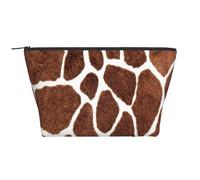 Textura Animal con Estampado de Piel de Jirafa, Bolsa de artículos de tocador Bolsa de Maquillaje Bolsa de cosméticos Bolsa de artículos de tocador de Viaje portátil