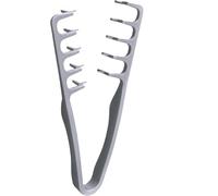 Textura Comb, Volumizing Wide-Tooth Hair Styling Comb for Maximum Lift & Root Volume, Foundation Capacity Apparatus & Bangs Seam Grooming Accessory for Women & Men (Grey)