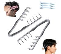 Textura Comb, Volumizing Wide-Tooth Hair Styling Comb, Plastics Texture Roots Volume Combs, Foundation Capacity Apparatus Maximum Lift, Bangs Seam Grooming Styling Tool, For Women Men