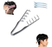 Textura Comb, Volumizing Wide-Tooth Hair Styling Comb, Plastics Texture Roots Volume Combs, Foundation Capacity Apparatus Maximum Lift, Bangs Seam Grooming Styling Tool, For Women Men