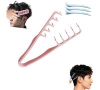 Textura Comb, Volumizing Wide-Tooth Hair Styling Comb, Plastics Texture Roots Volume Combs, Foundation Capacity Apparatus Maximum Lift, Bangs Seam Grooming Styling Tool, For Women Men