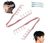 Textura Comb, Volumizing Wide-Tooth Hair Styling Comb, Plastics Texture Roots Volume Combs, Foundation Capacity Apparatus Maximum Lift, Bangs Seam Grooming Styling Tool, For Women Men