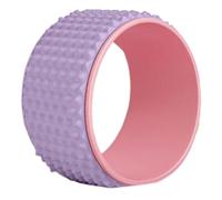 Textura Convexa 3D Rueda De Yoga Para Estirar Espalda, 32x13cm EVA PP Aro Pilates Mujer, Adecuado Para Mejorar La Flexibilidad, El Equilibrio Y Los Estiramientos, Para Principiantes, Mejora Los Hombro