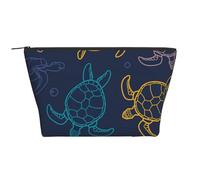 Textura de caparazón de Tortuga, Bolsa de artículos de tocador Bolsa de Maquillaje Bolsa de cosméticos Bolsa de artículos de tocador de Viaje portátil